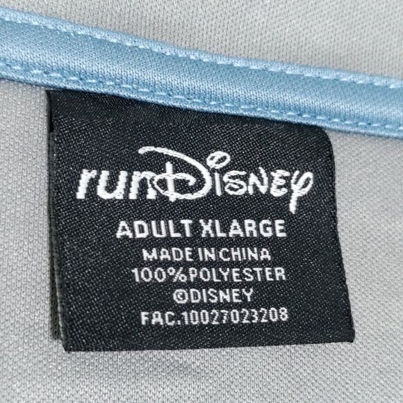 Club‎ RunDisney Member Jacket 2023 Adult XL Full Zip Hooded Zip Pockets Blue - Picture 9 of 16